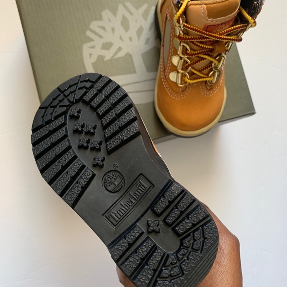 Toddler’s TIMBERLAND 6 INCH FIELD BOOT (WHEAT) - Picture 5 of 8